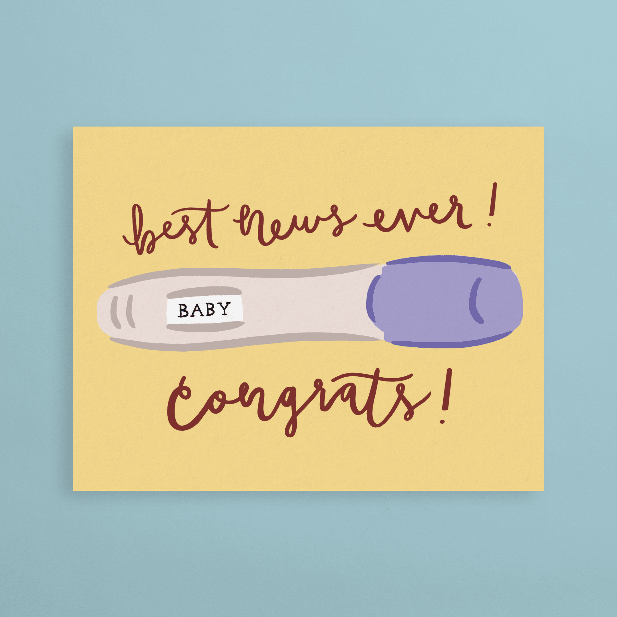 Pregnancy Congrats by Bloomwolf Studio | Postable