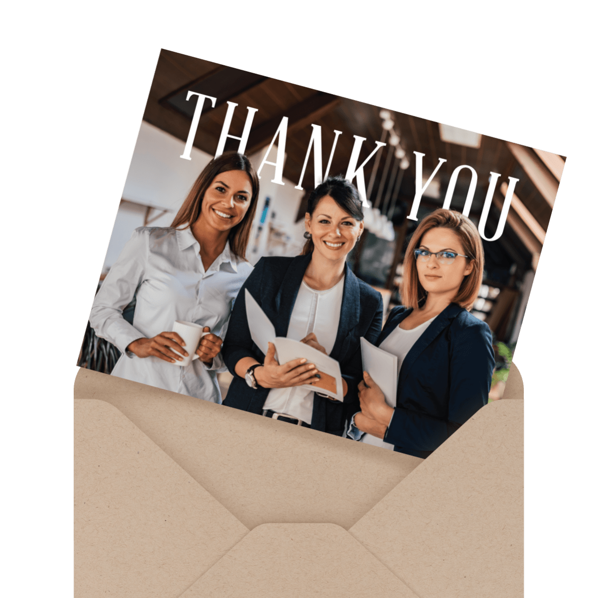 business thank you card